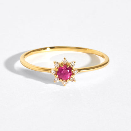 [Made-to-order] K18 birthstone ring｜96-2103-2114