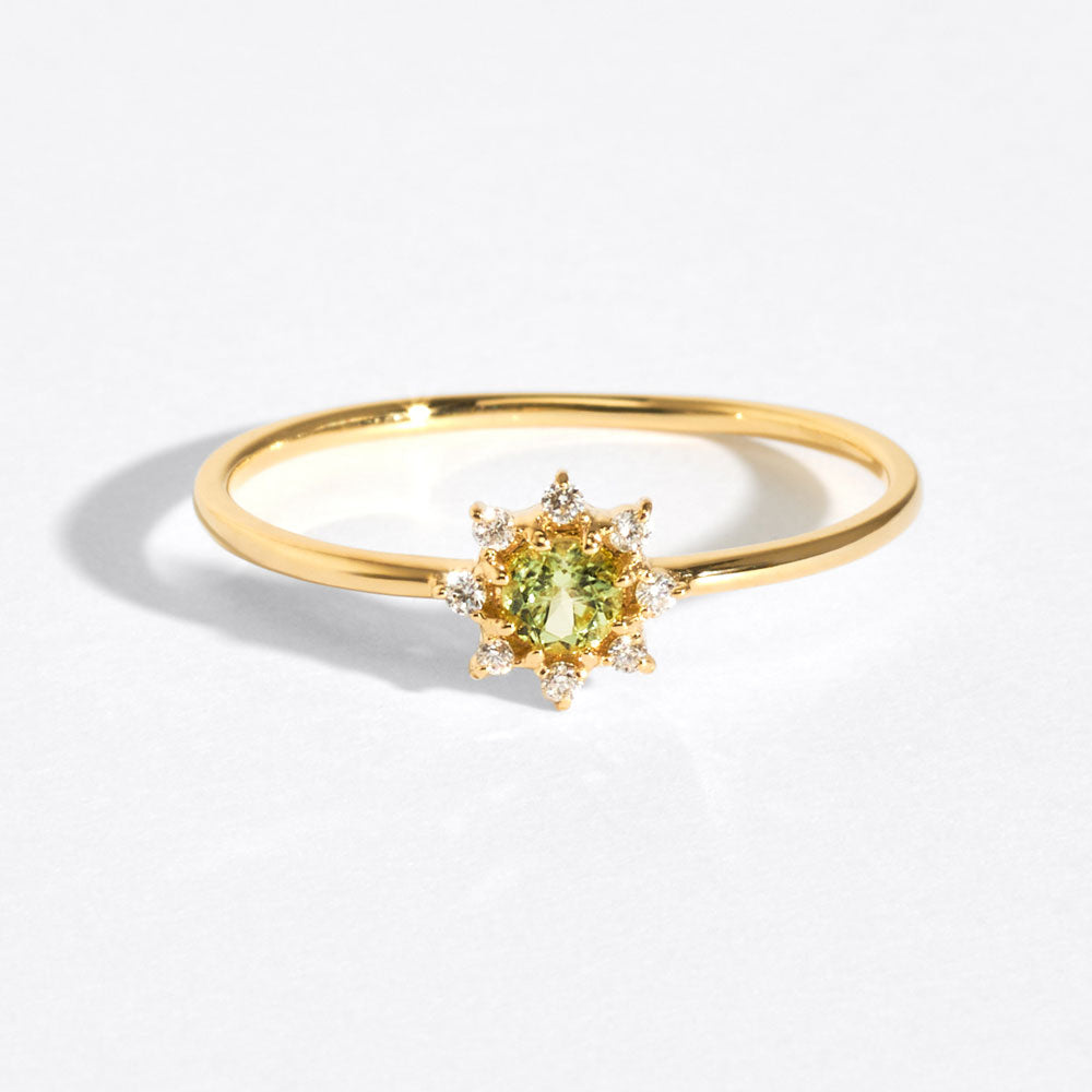 [Made-to-order] K18 birthstone ring｜96-2103-2114