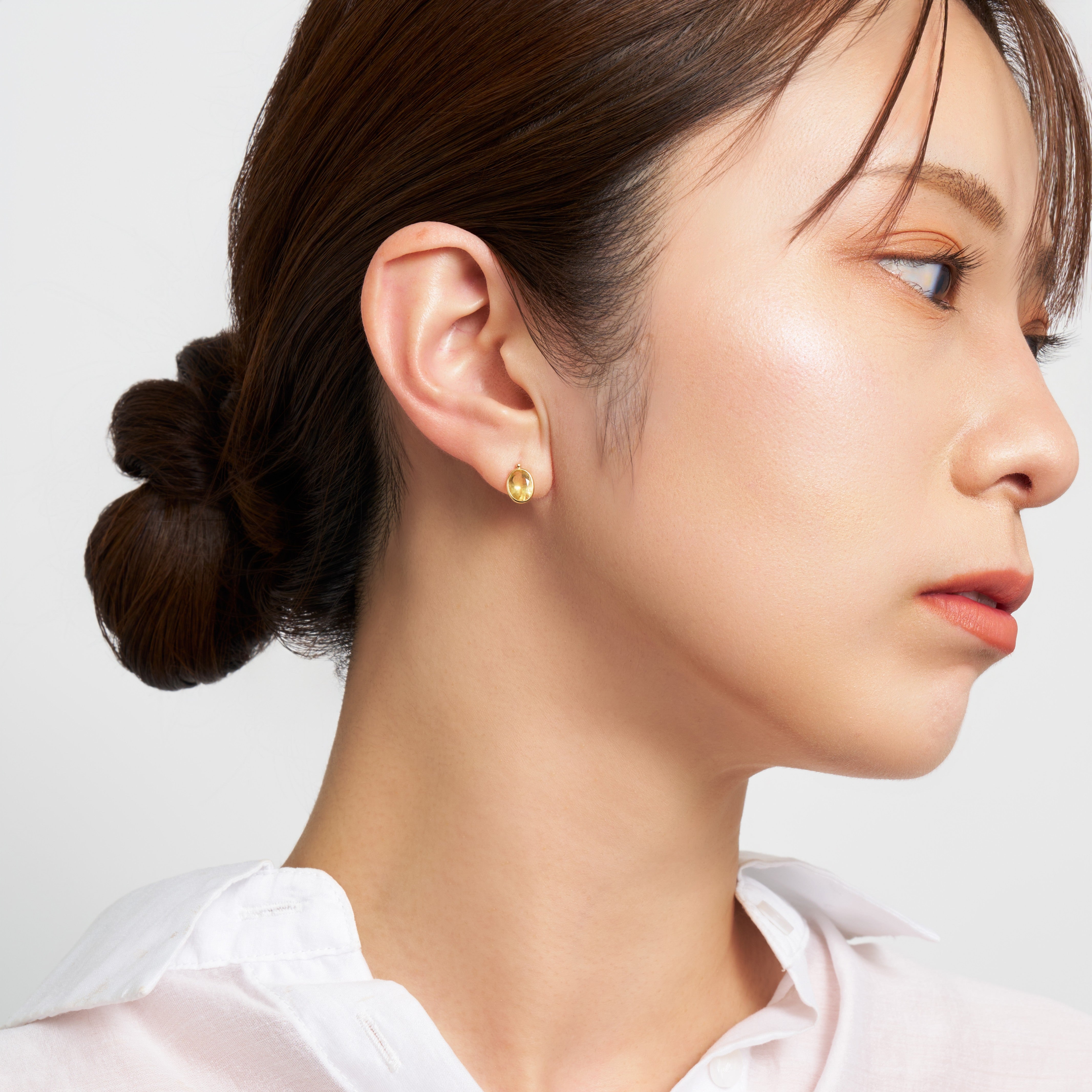 K10 イエローベリル スタッドピアス – L&Co.