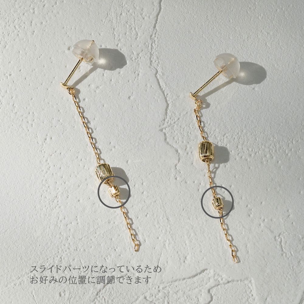 K18 チェーンピアス（02）｜43-0374 – L&Co.