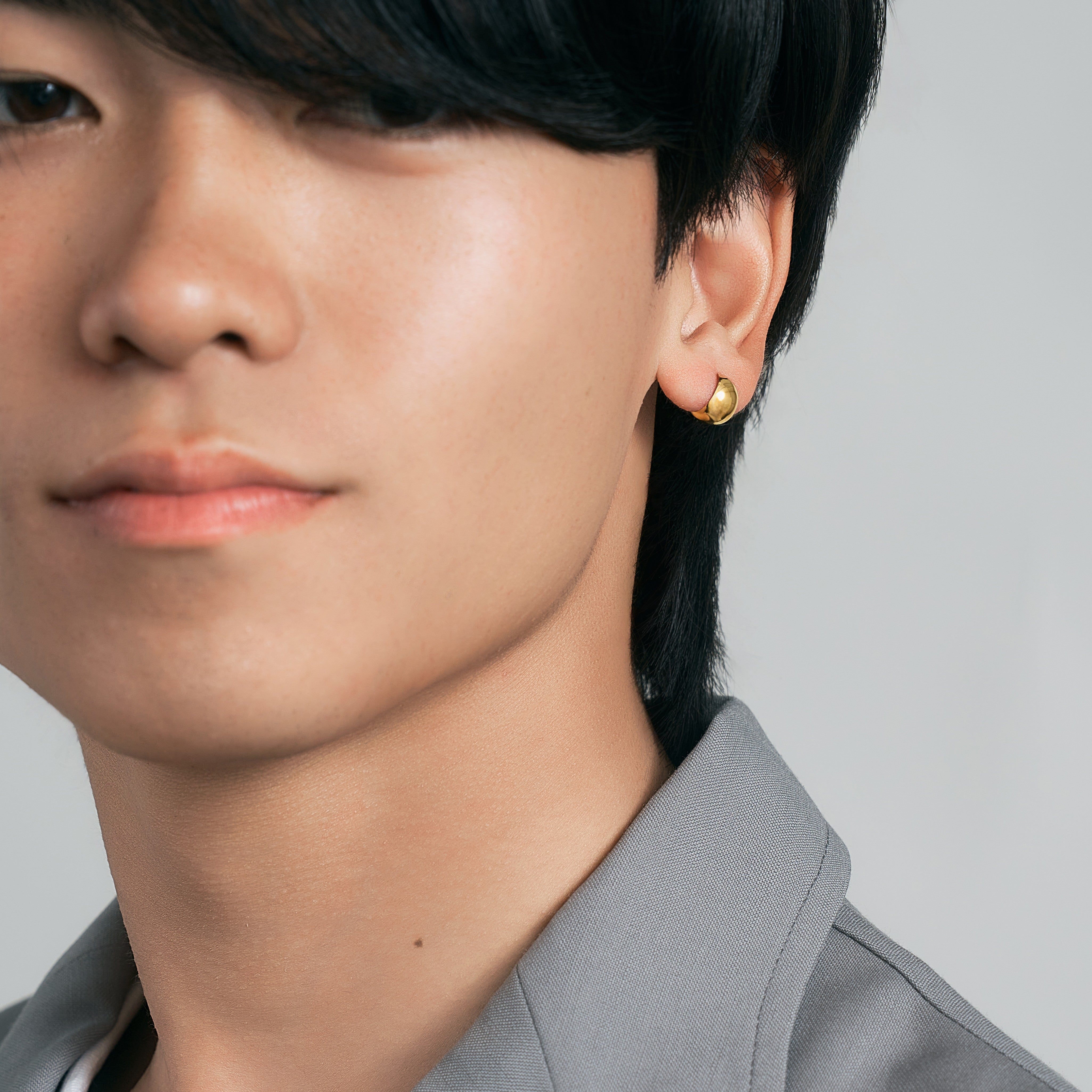 K18 月甲 フープピアス – L&Co.