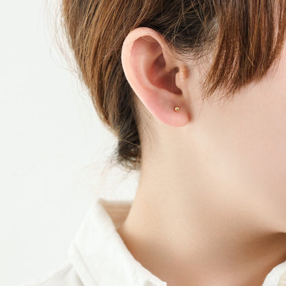 K18 ボール 3mm ピアス セカンドピアス | 43-1385