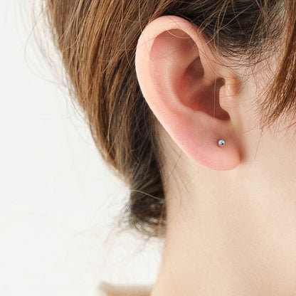 Pt900 ボール 3mm ピアス セカンドピアス | 43-1386