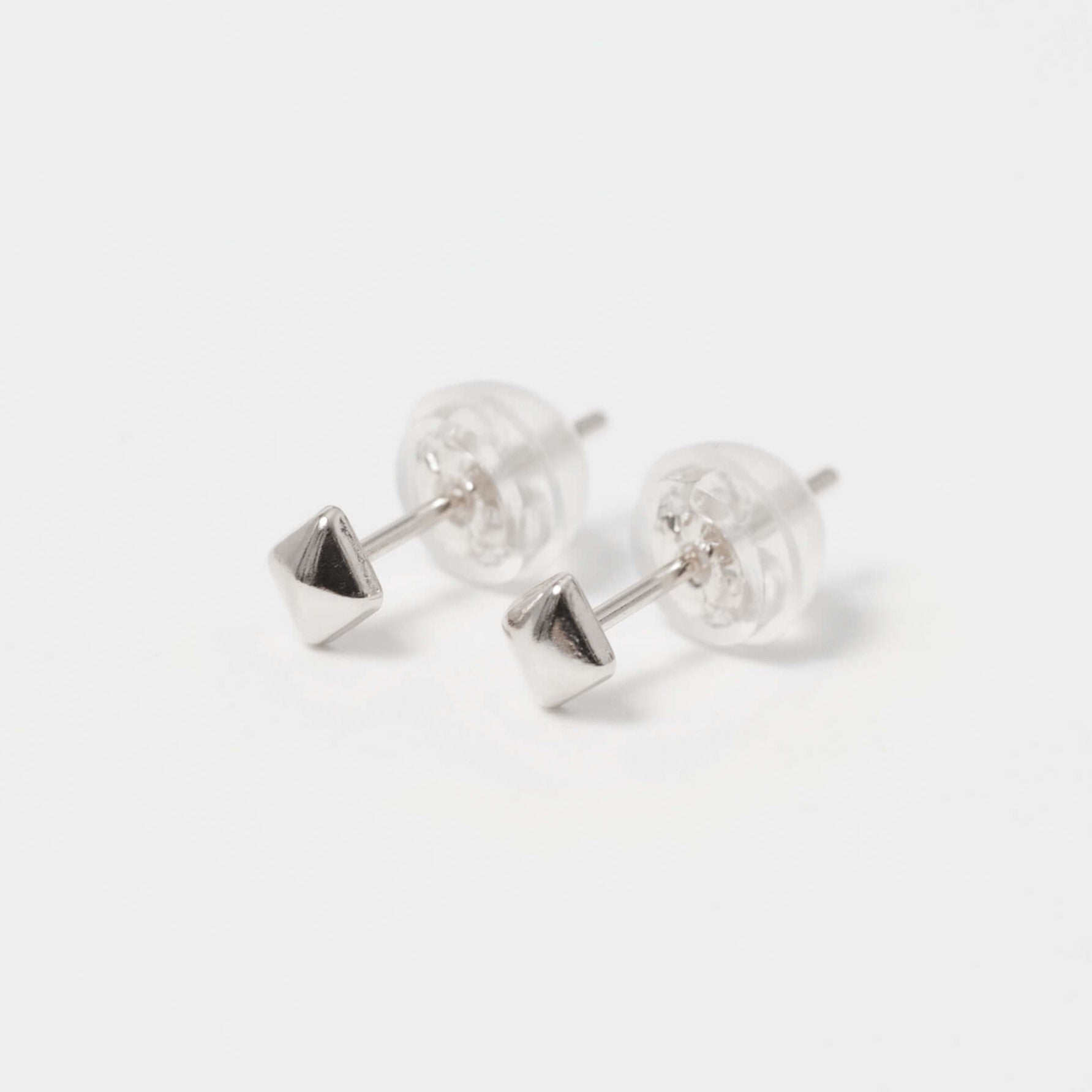 K10 K18 (WG/PG/YG) ひし形ピアス(小) | 43-1221-1223-1450-1452