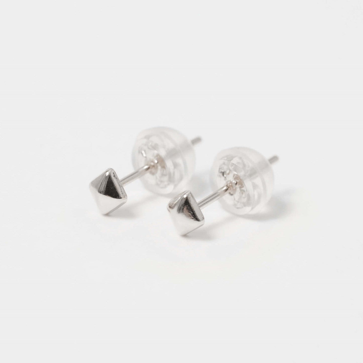 K10 K18 (WG/PG/YG) ひし形ピアス(小) | 43-1221-1223-1450-1452