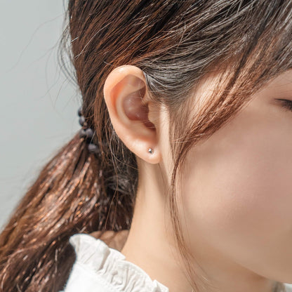 K10 K18 (WG/PG/YG) ひし形ピアス(小) | 43-1221-1223-1450-1452