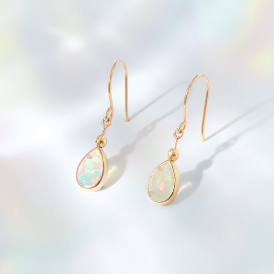 K10 オパール シンプル フックピアス｜43-1621