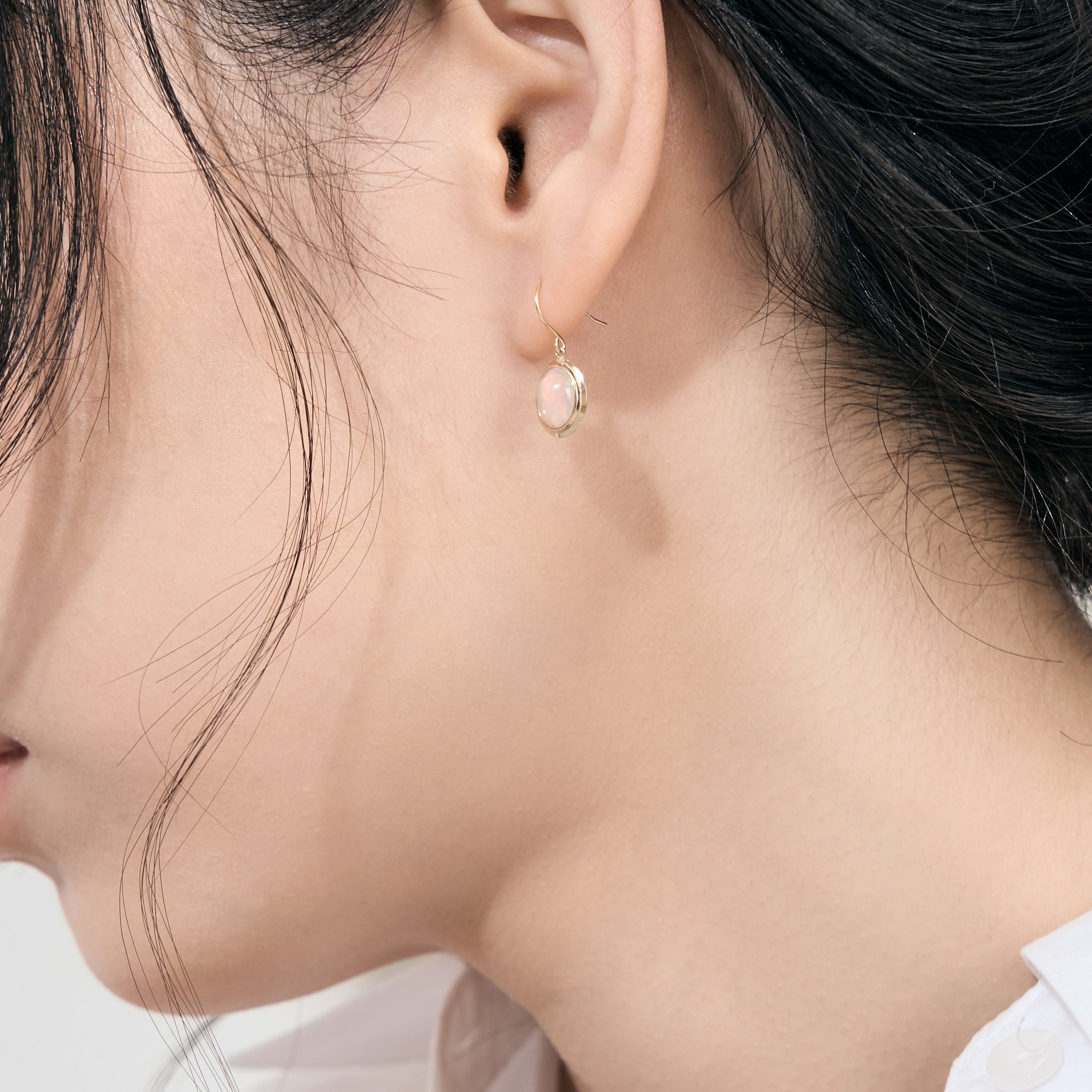 K10 オパール オーバル フックピアス｜43-1622 – L&Co.