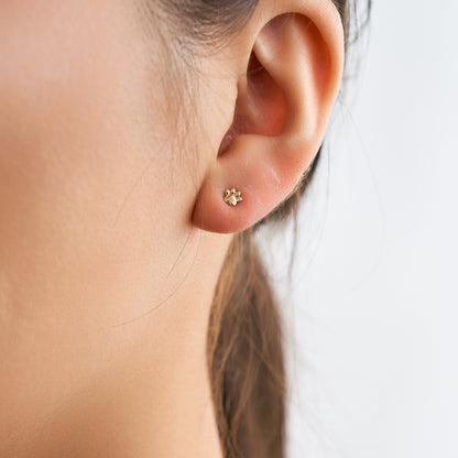 K10 肉球 スタッドピアス ❘ 43-1664