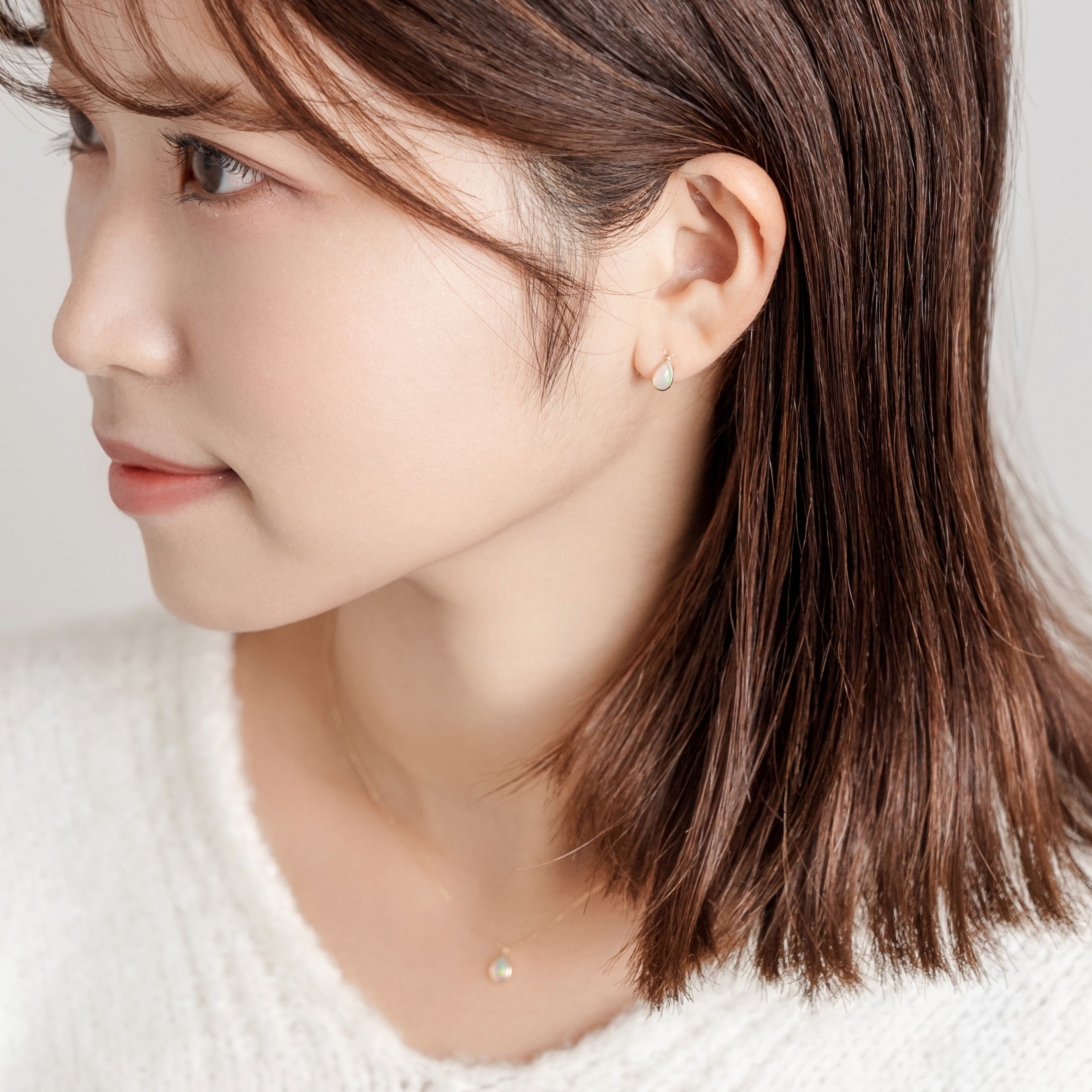 K10 オパール ピアス｜43-7740