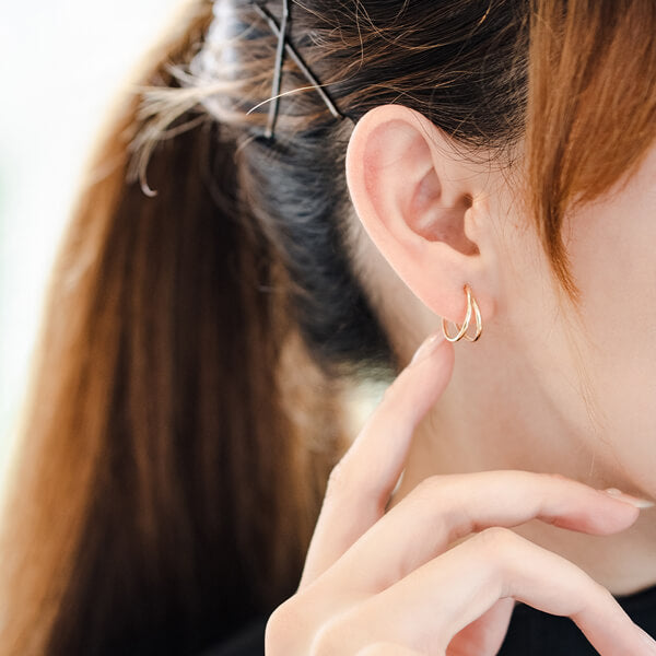 K10 2連 フープピアス（01） – L&Co.