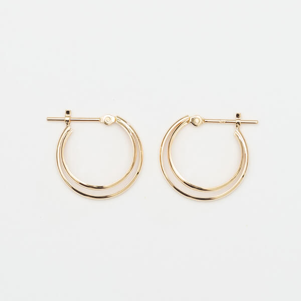 K10 2連 フープピアス（02） | 43-7897 – L&Co.