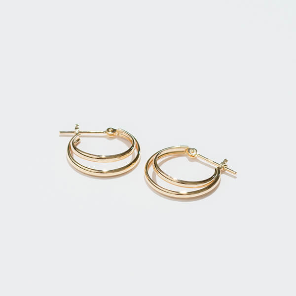 K10 2連 フープピアス（02） | 43-7897 – L&Co.