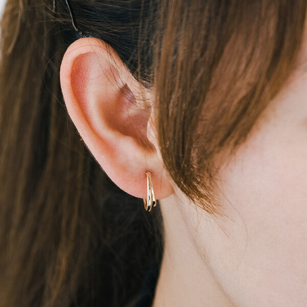 K10 2連 フープピアス（02） | 43-7897 – L&Co.