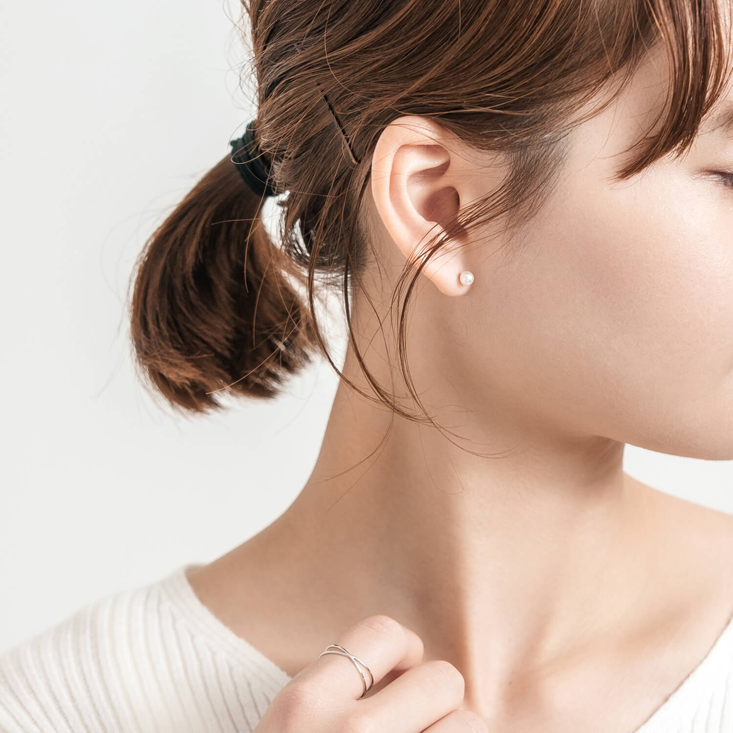 Pt900 アコヤパール スタッドピアス（4mm） – L&Co.