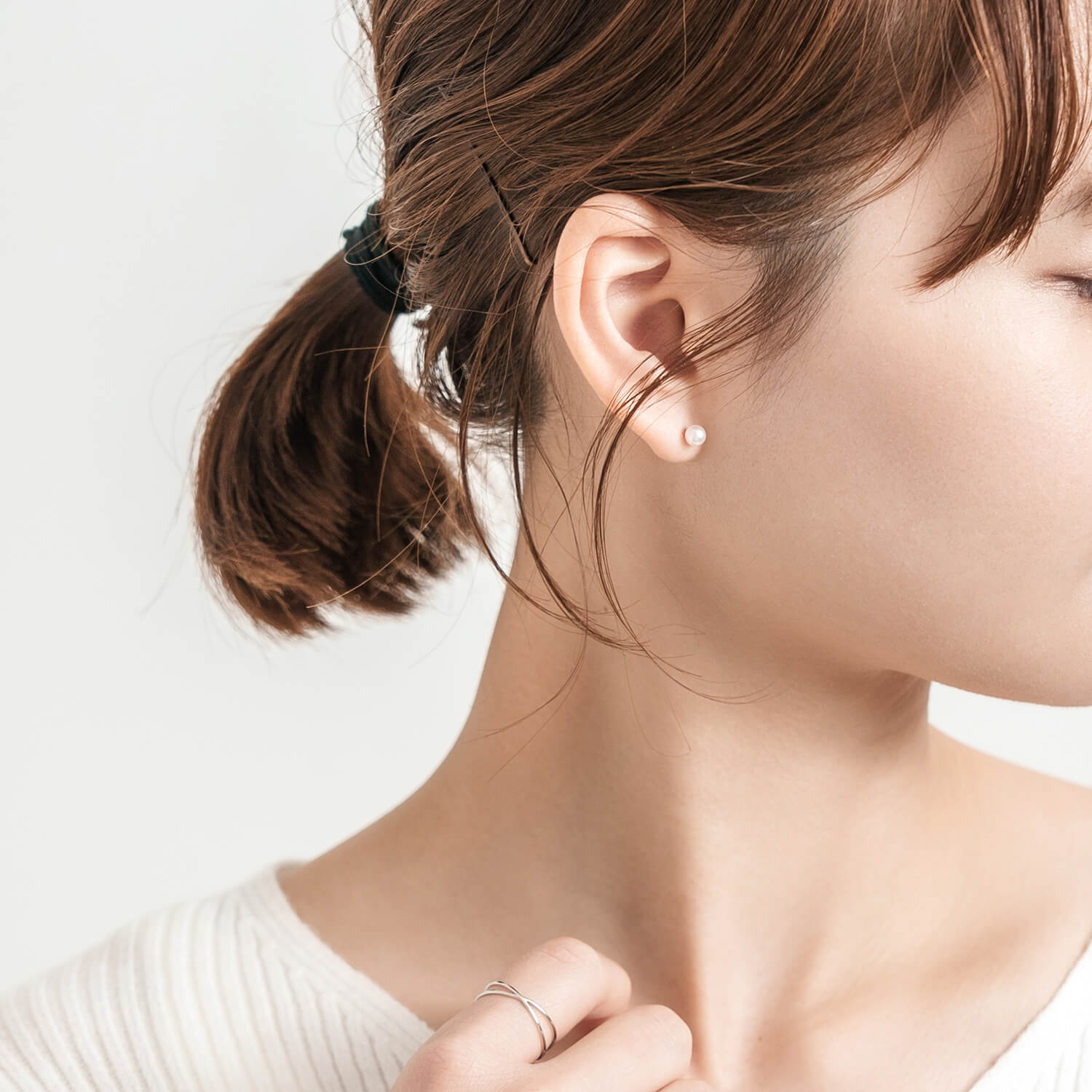 K18 アコヤパール スタッドピアス（4mm） – L&Co.