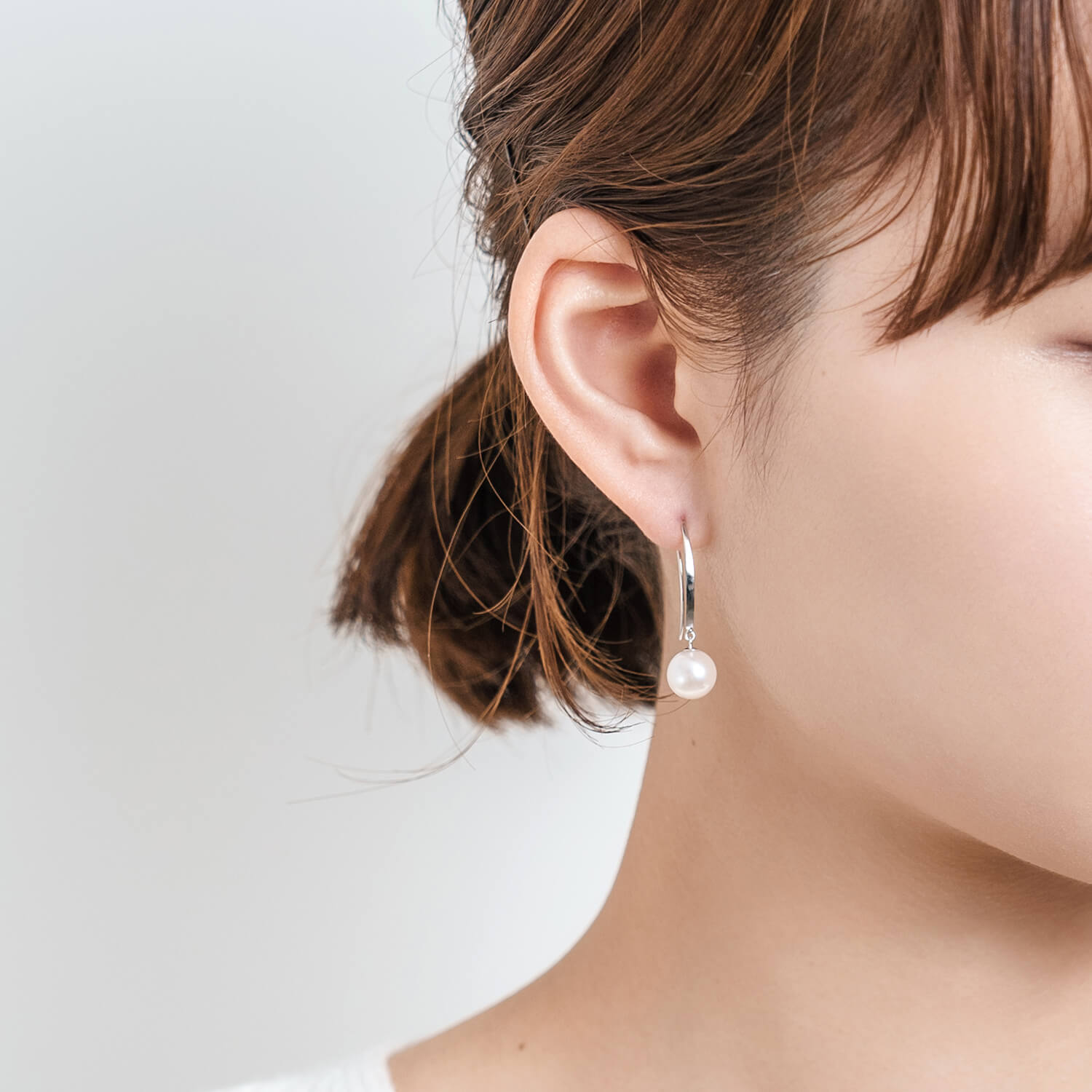 Pt900 アコヤパール フックピアス（8mm） – L&Co.