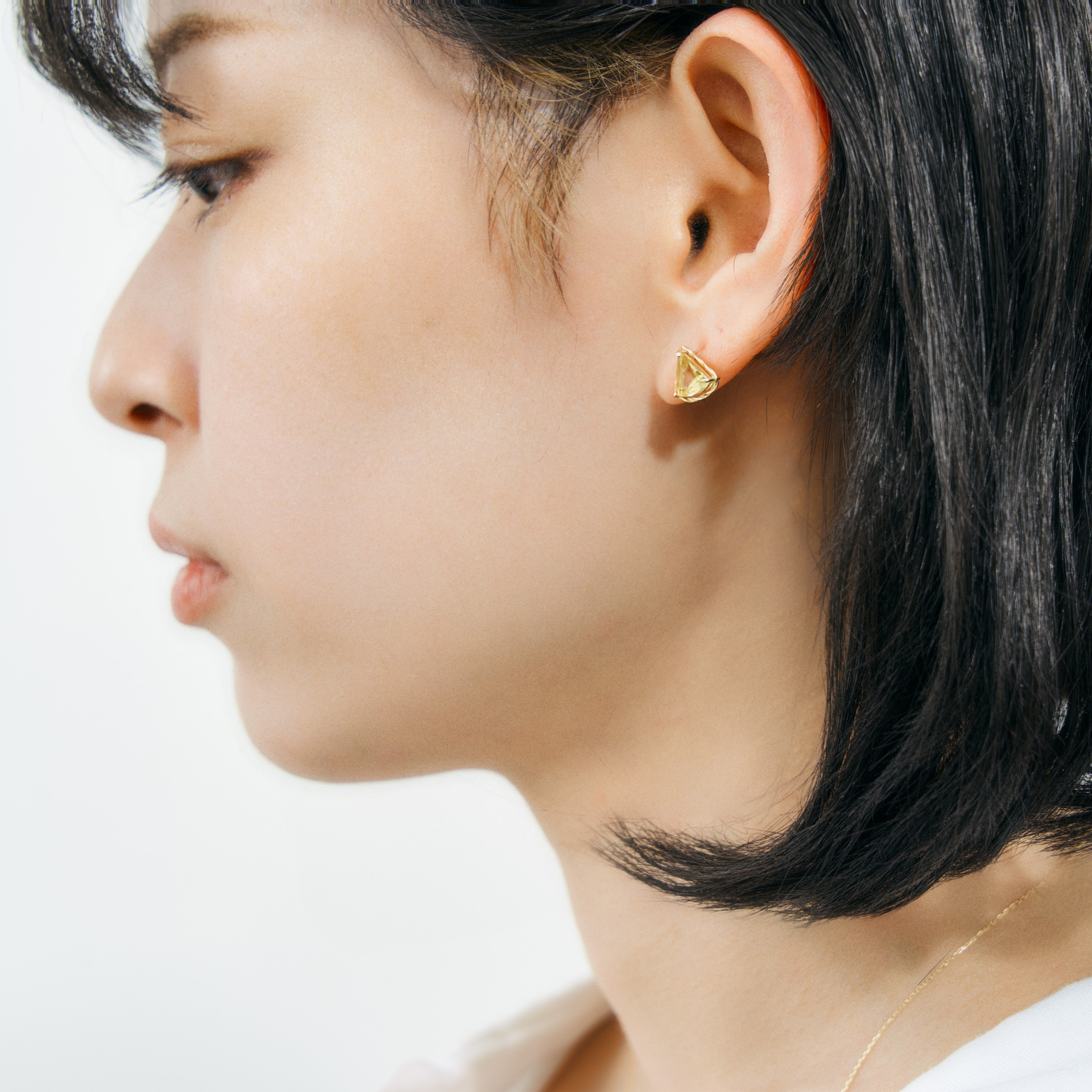 K10 青海波 スタッドピアス②（レモンクォーツ） – L&Co.