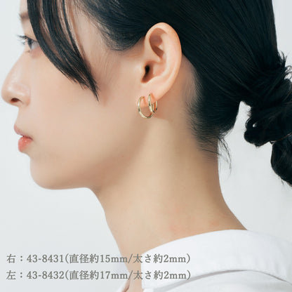 K10 フープピアス 2×17 | 43-8432