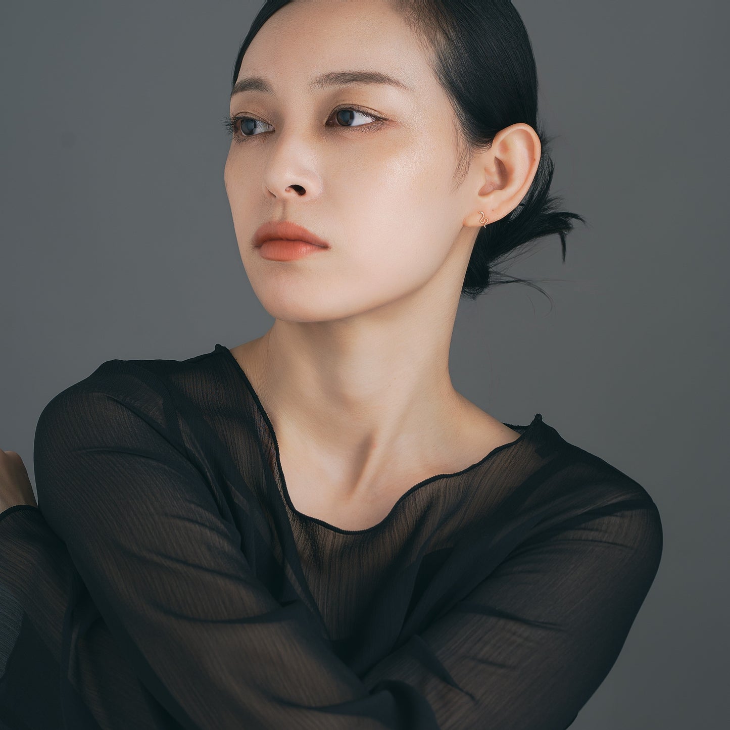 K10 ヘビ 蛇 ピアス ❘ 43-8443