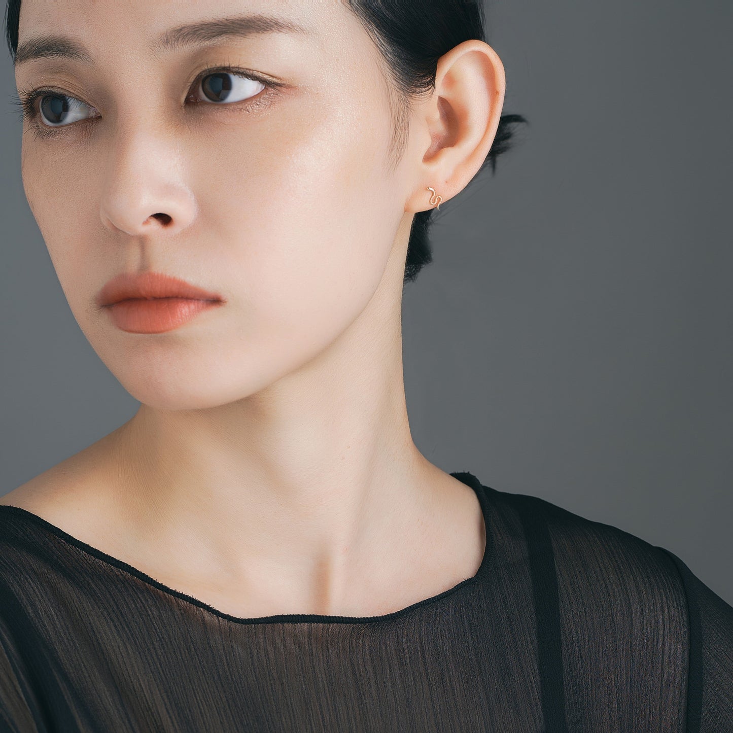 K10 ヘビ 蛇 ピアス ❘ 43-8443