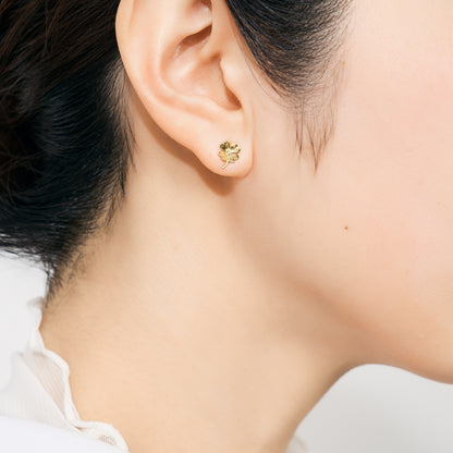 【受注生産】K10 フラワー ピアス（02）| 43-8486