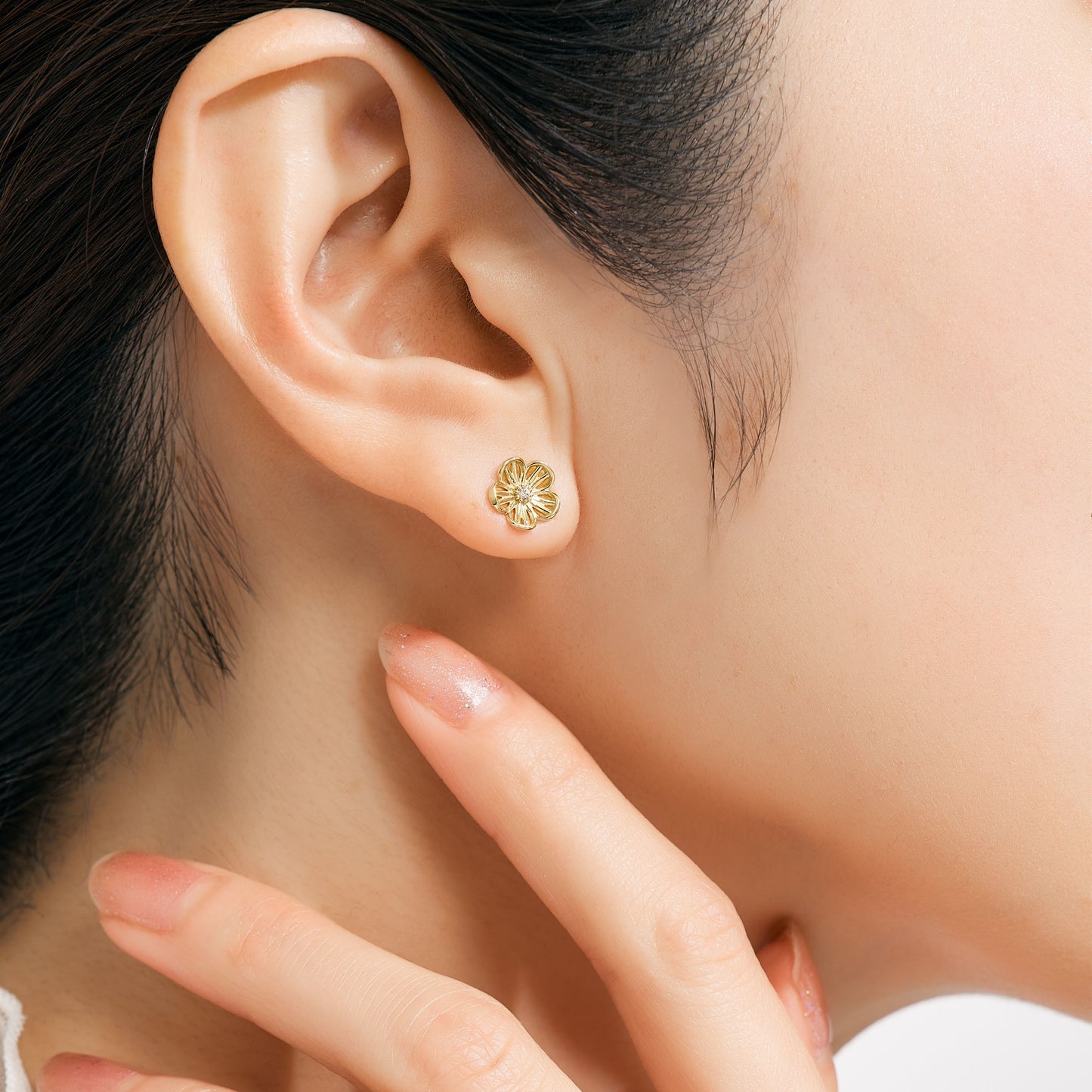 K10 フラワー ピアス（03）| 43-8487