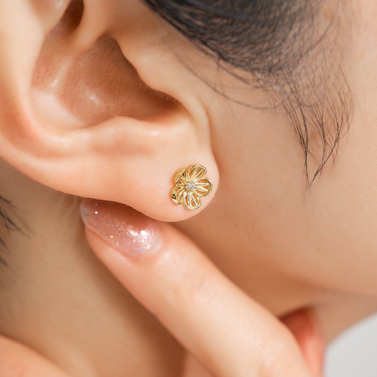 K10 フラワー ピアス（03）| 43-8487