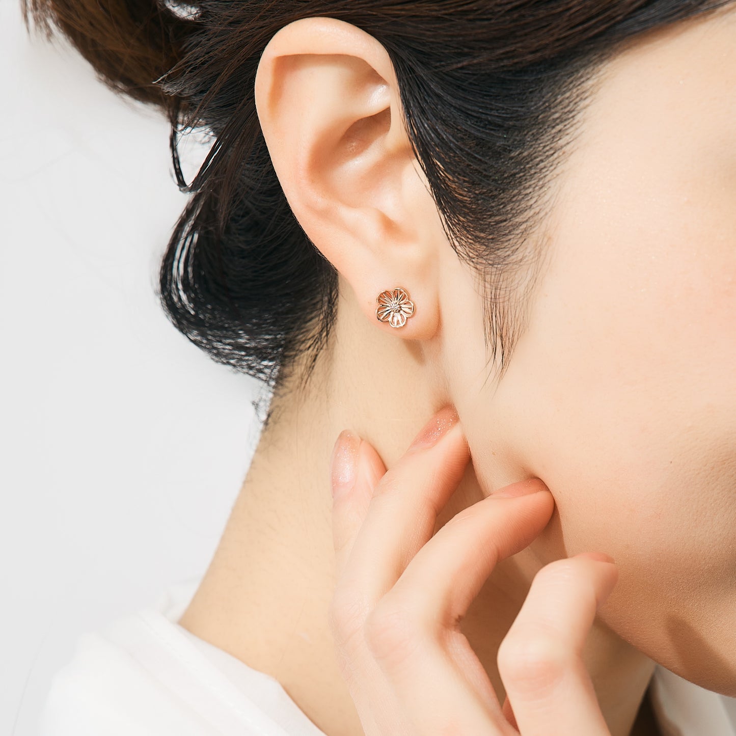 K10PG フラワー ピアス（03）| 43-8490