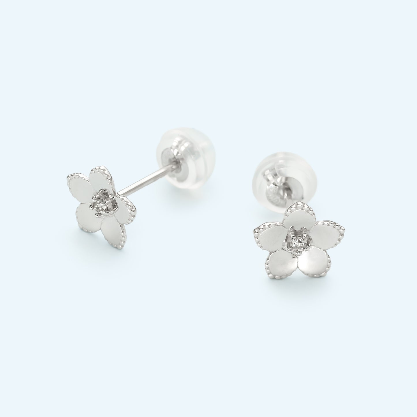 K10WG フラワー ピアス（01）| 43-8491