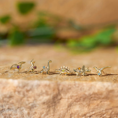 K10 トリケラトプス ピアス ❘ 43-8528