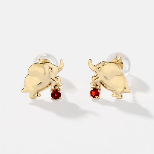 K10 ゾウ スタッドピアス ❘ 43-8532