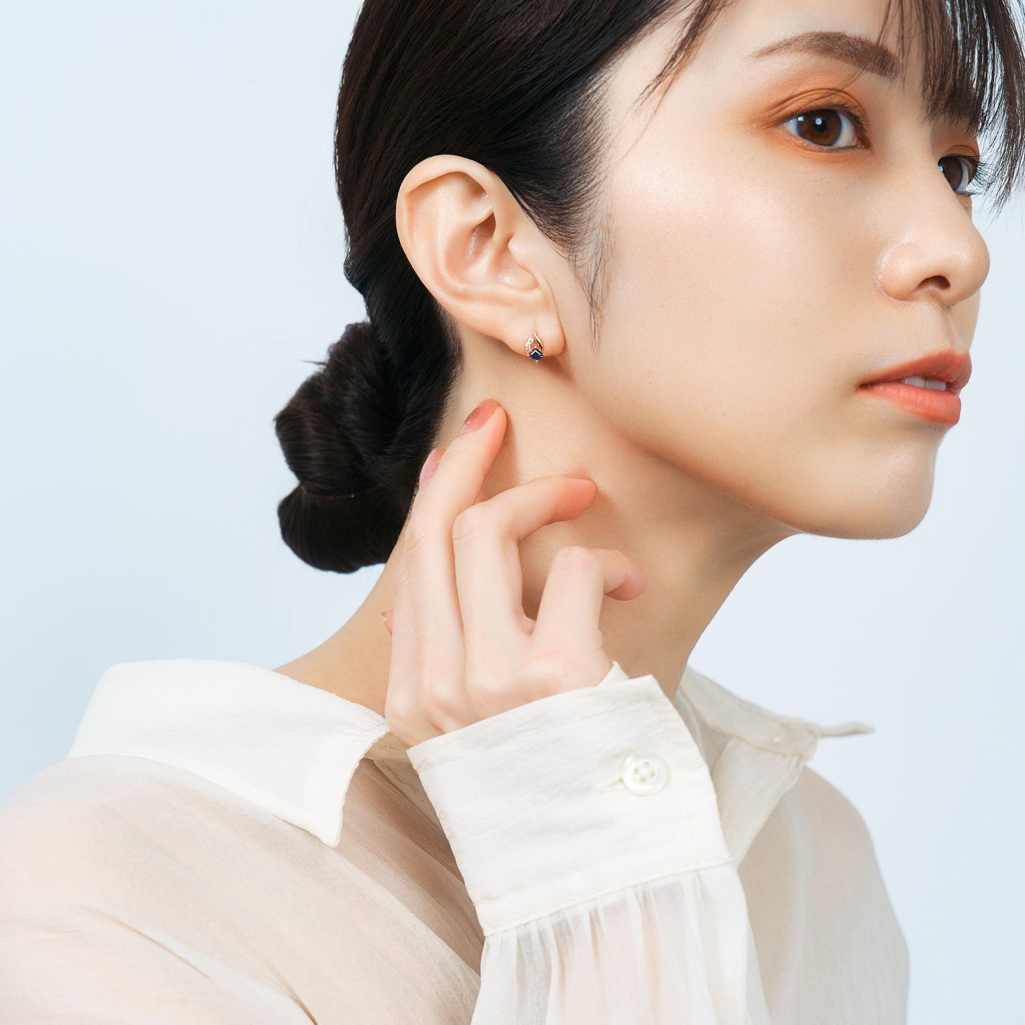 K10 アイオライト スタッドピアス | 43-8539