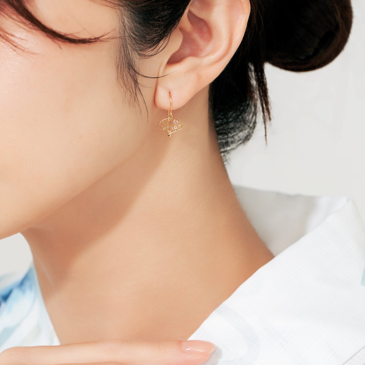 K10 扇子 ピアス | 43-8605