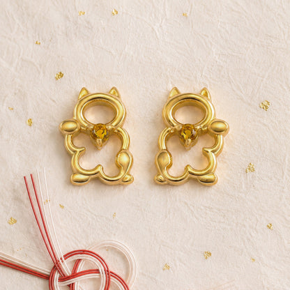 K10 招き猫 ピアス | 43-8608