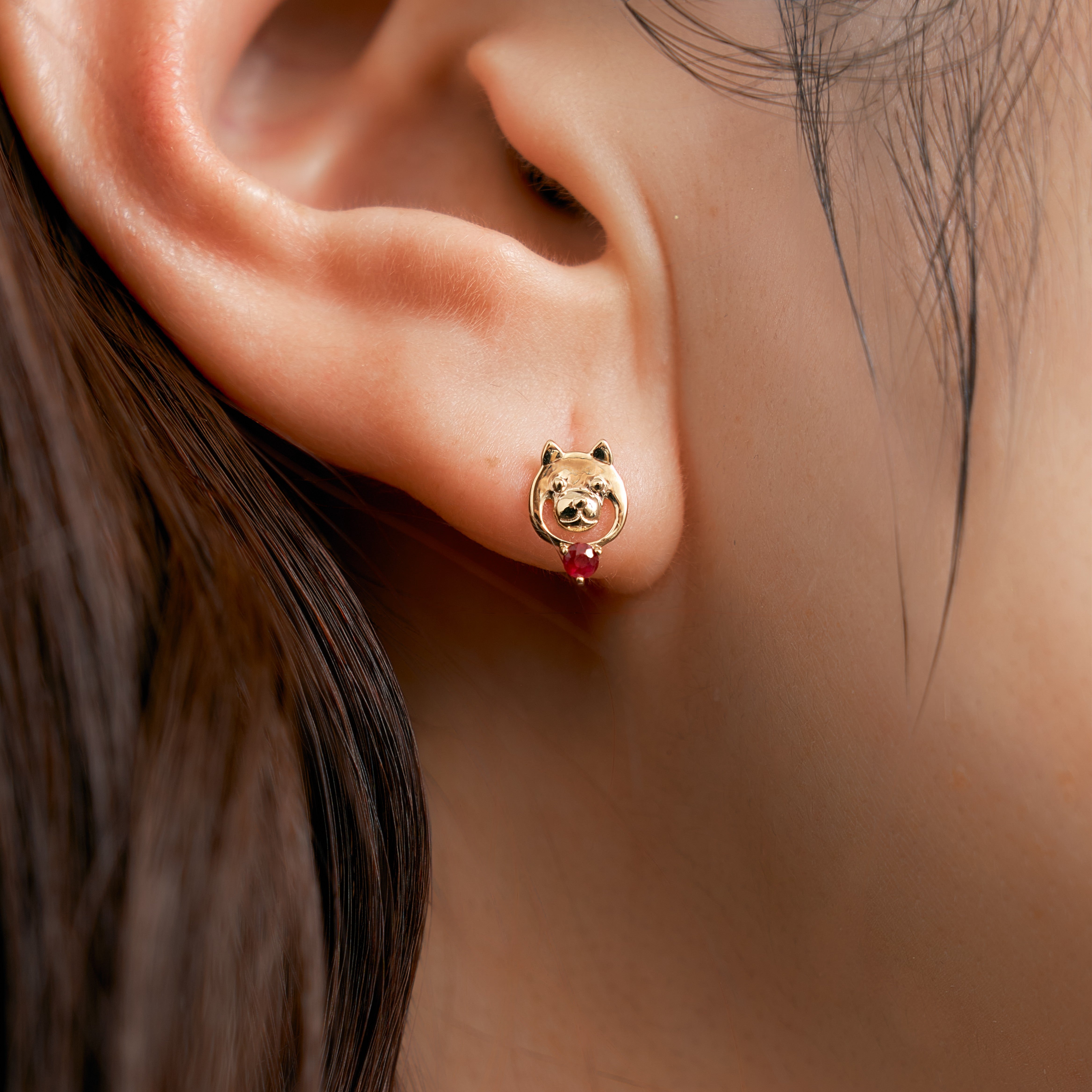 K10 柴犬 スタッドピアス（01）❘ 43-8615 – L&Co.
