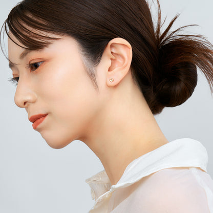 K10 ミニバタフライ スタッドピアス ❘ 43-8630