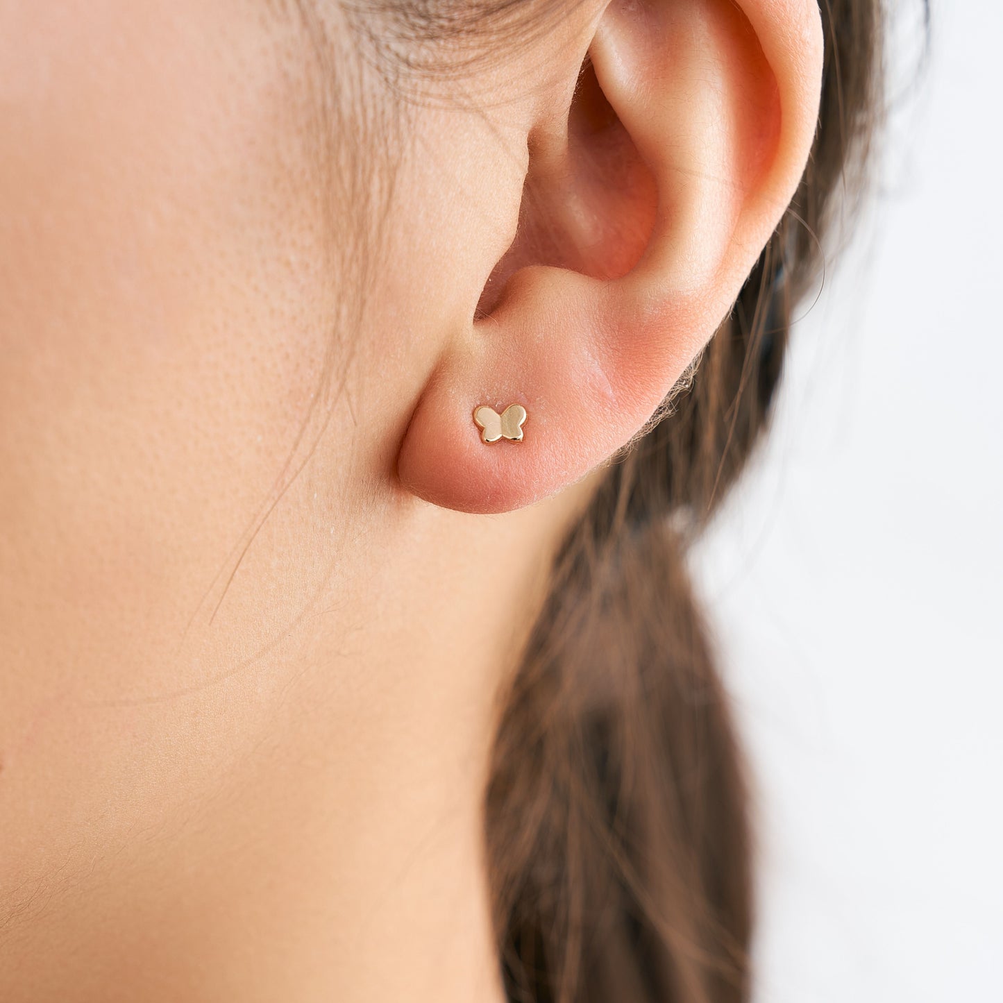 K10 ミニバタフライ スタッドピアス ❘ 43-8630