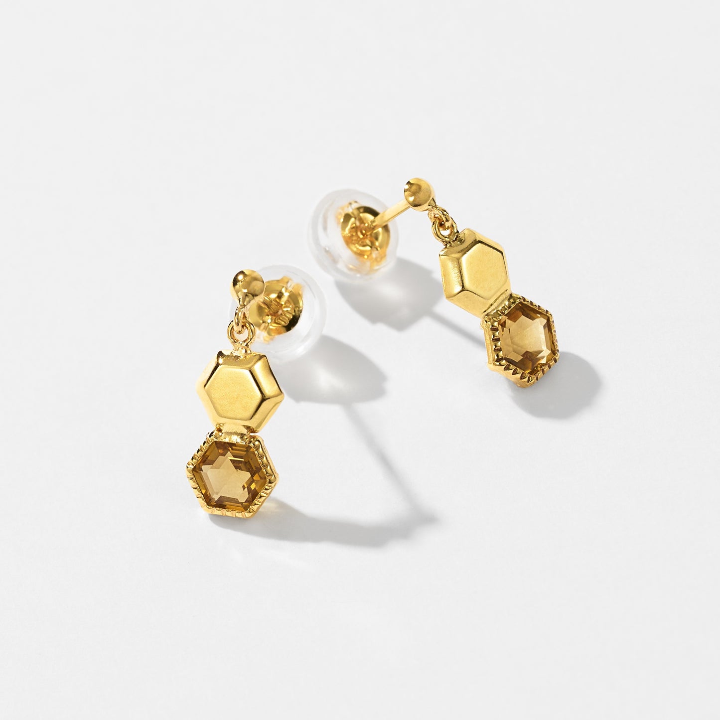 K10 ハニカム ピアス（01） ❘ 43-8718