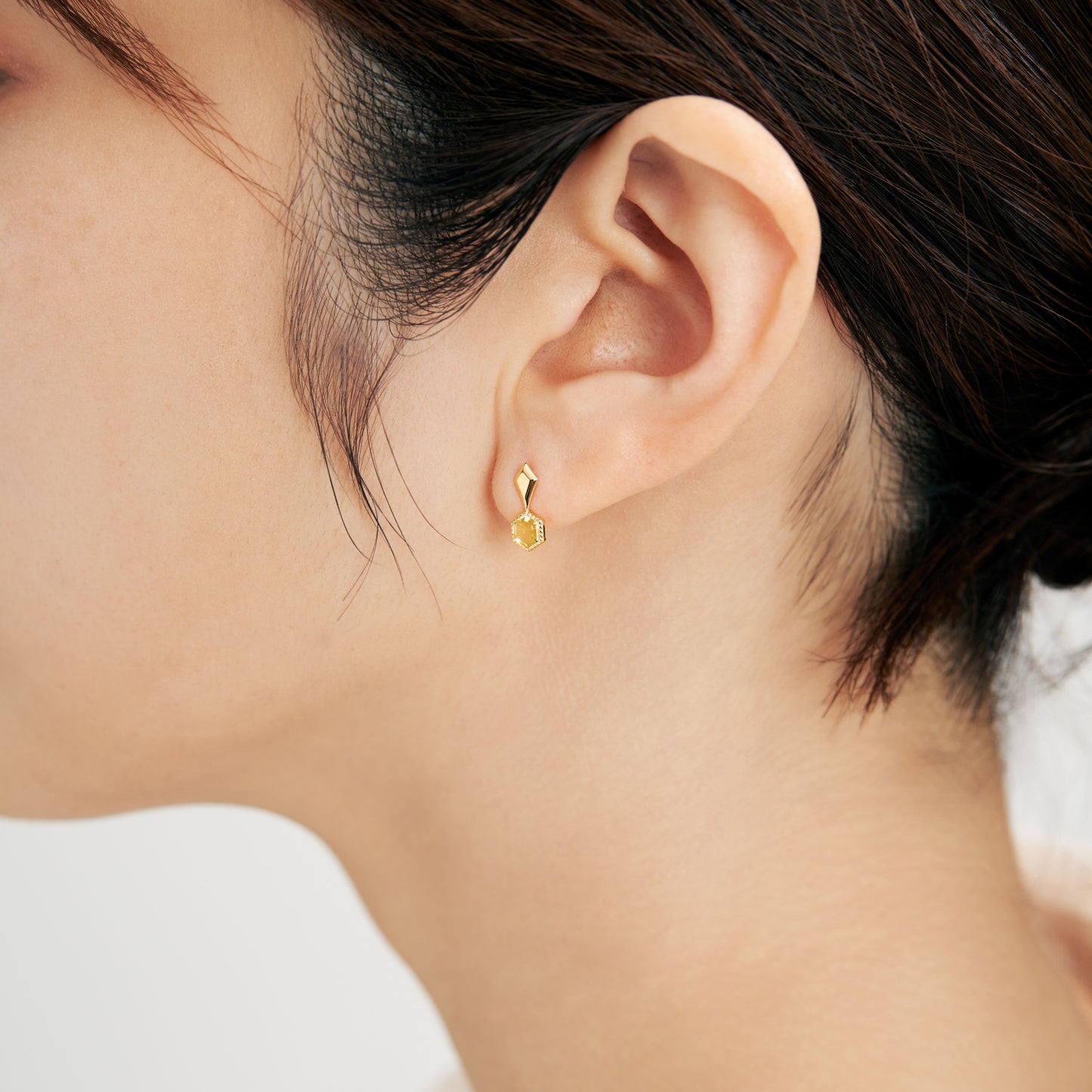 K10 ハニカム ピアス（02） ❘ 43-8719