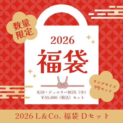 【2026福袋】 L＆Co. ジュエリー福袋 【D】￥55,000（リングサイズ9号セット）
