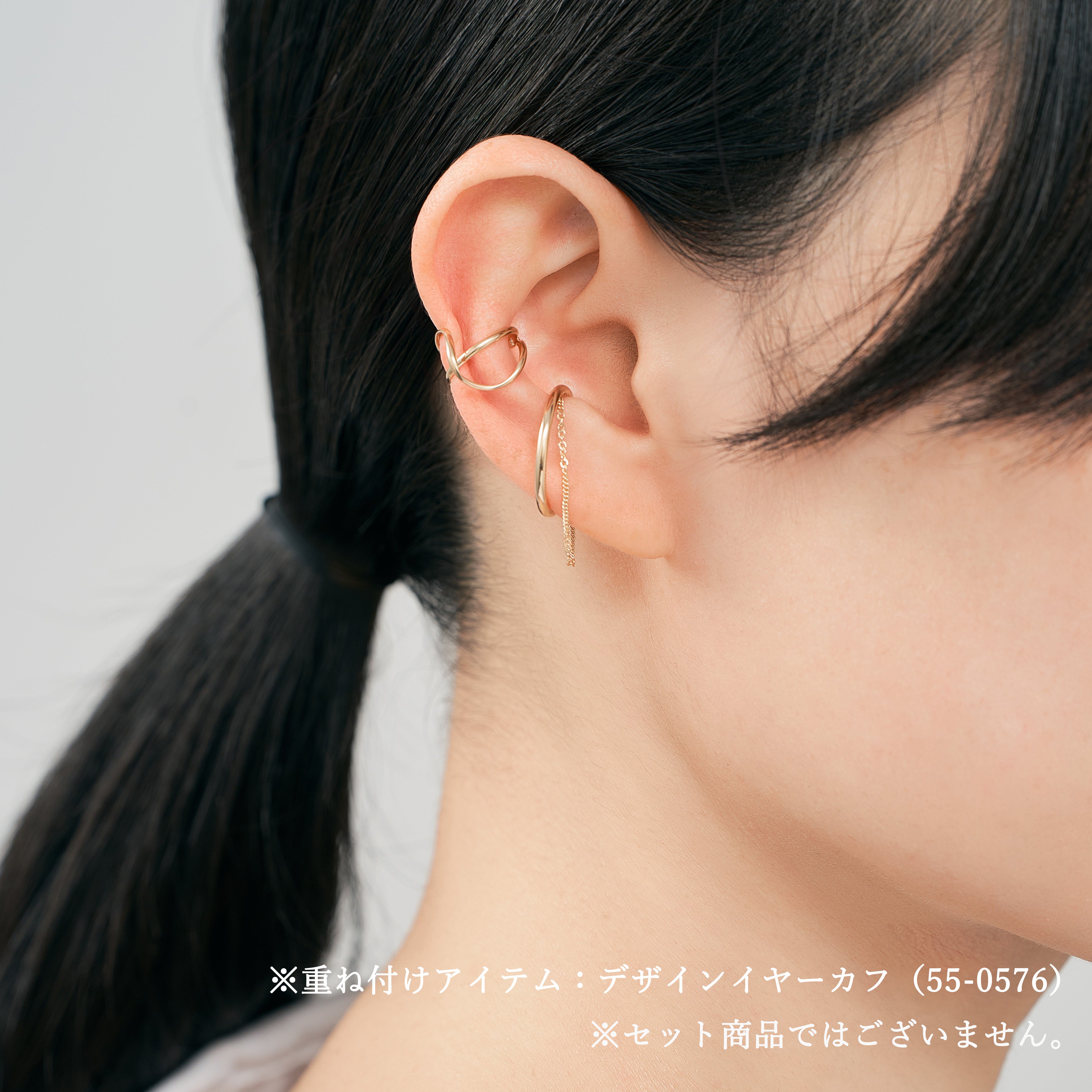 k10 ルビー リーフ イヤーカフ ピアス K10 デザイン イヤーカフ – L&Co.
