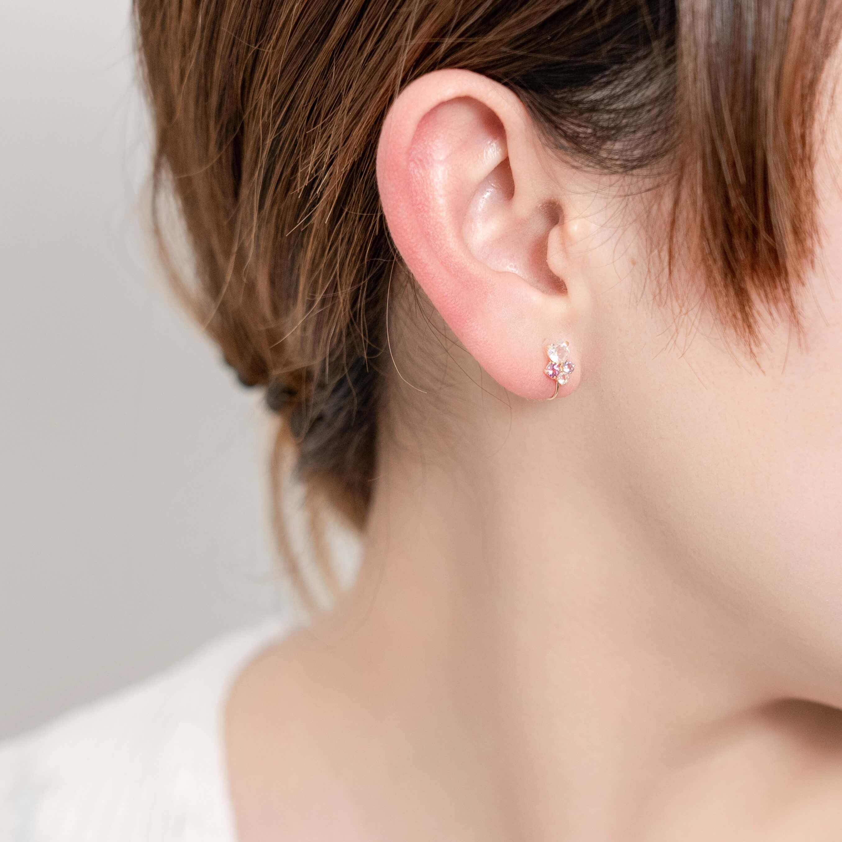 K10 カラーストーン イヤリング（A）｜55-7065