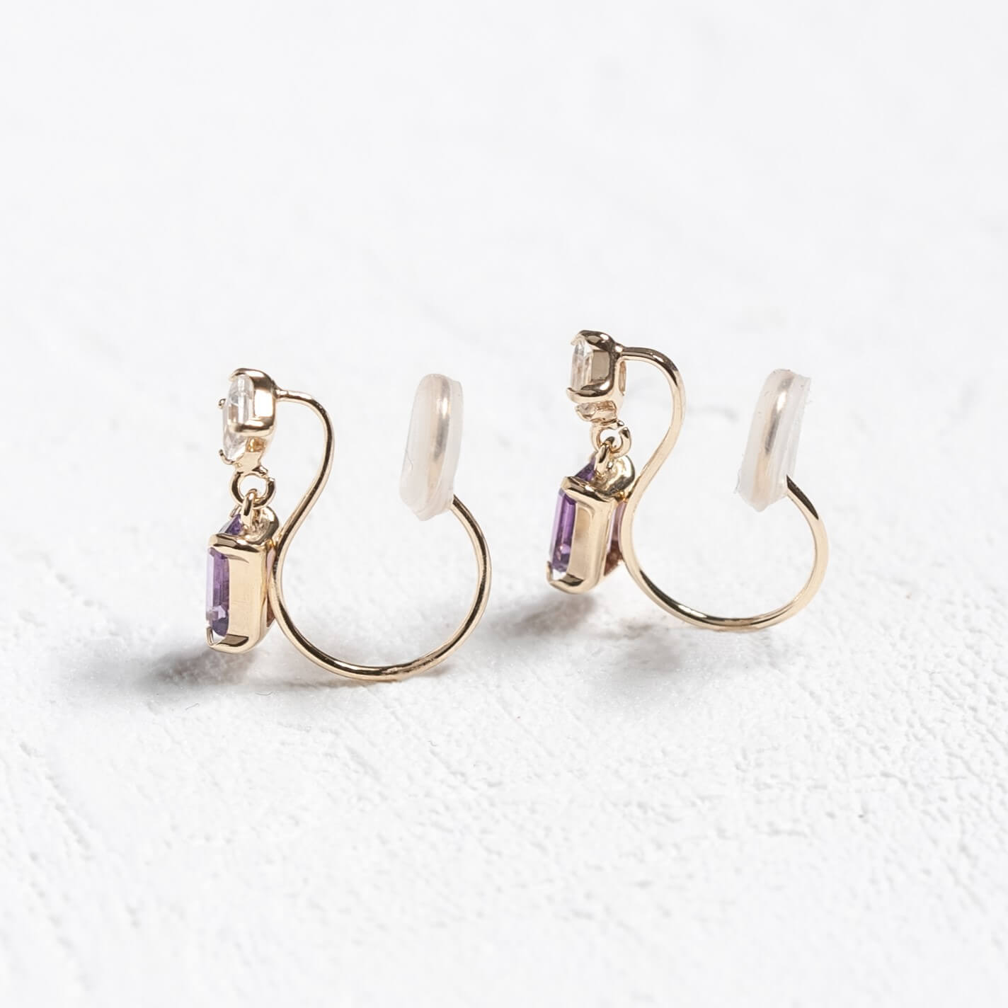 K10 カラーストーン イヤリング（C）｜55-7069