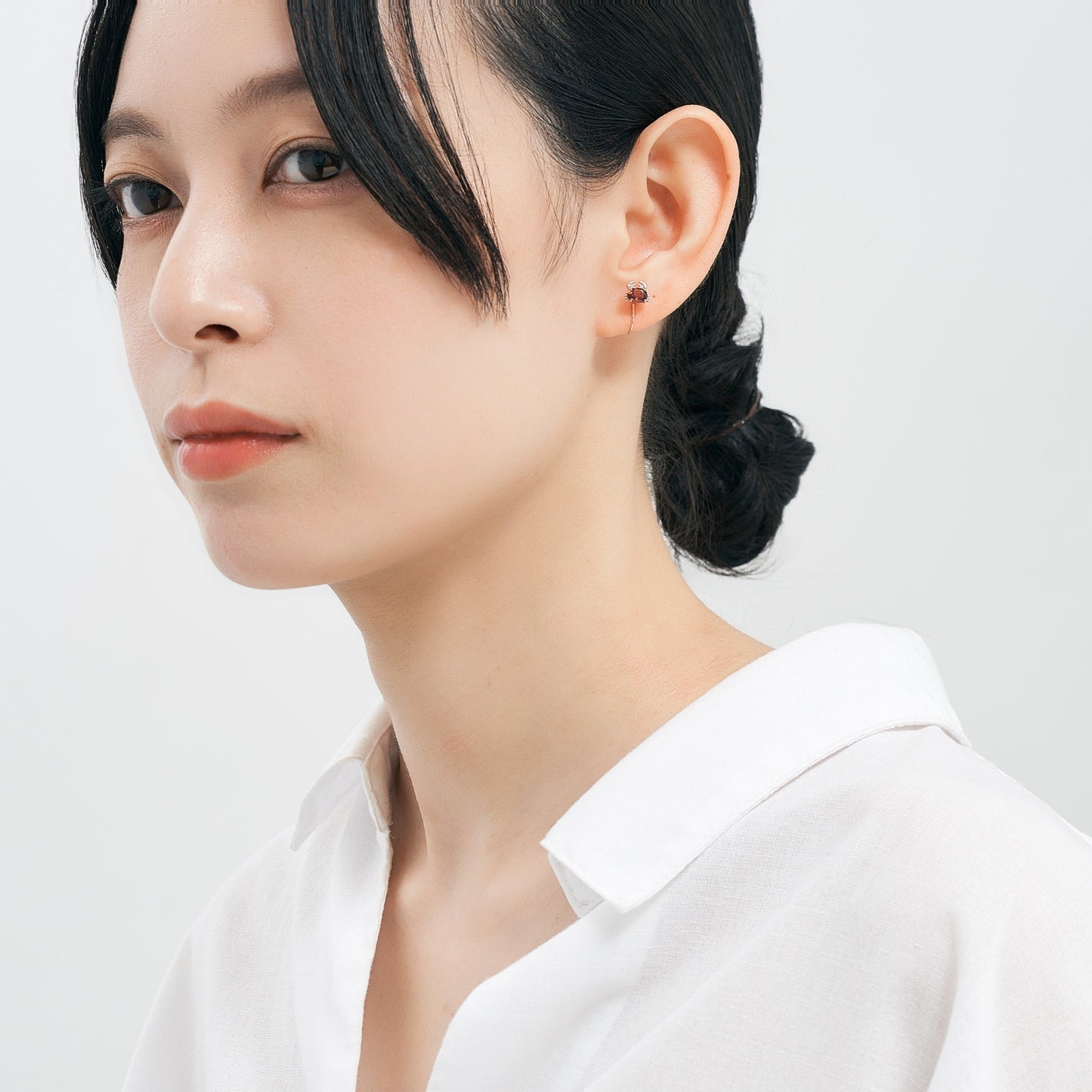 K10PG カニ イヤリング ❘ 55-7577