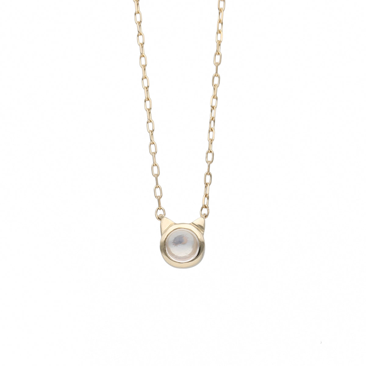 L&Co.(エルアンドコー)】ネックレス｜K10 ネコ モチーフ ネックレス 