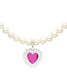 【pwink】"Toy Jewelry" Heart Pearl Necklace｜60-9611-9620
