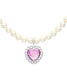 【pwink】"Toy Jewelry" Heart Pearl Necklace｜60-9611-9620