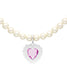 【pwink】"Toy Jewelry" Heart Pearl Necklace｜60-9611-9620