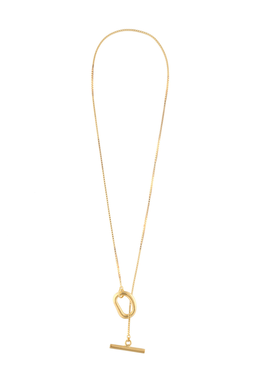 Circle bar Chain Necklace